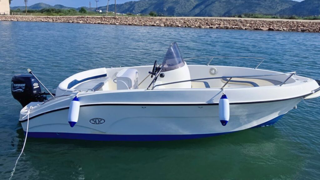 Boat Hire Ksamil Mirror Beach