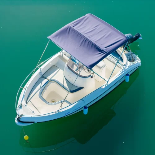 Boat rental in Ksamil Albania for up to five people with Yamaha 40 HP engine